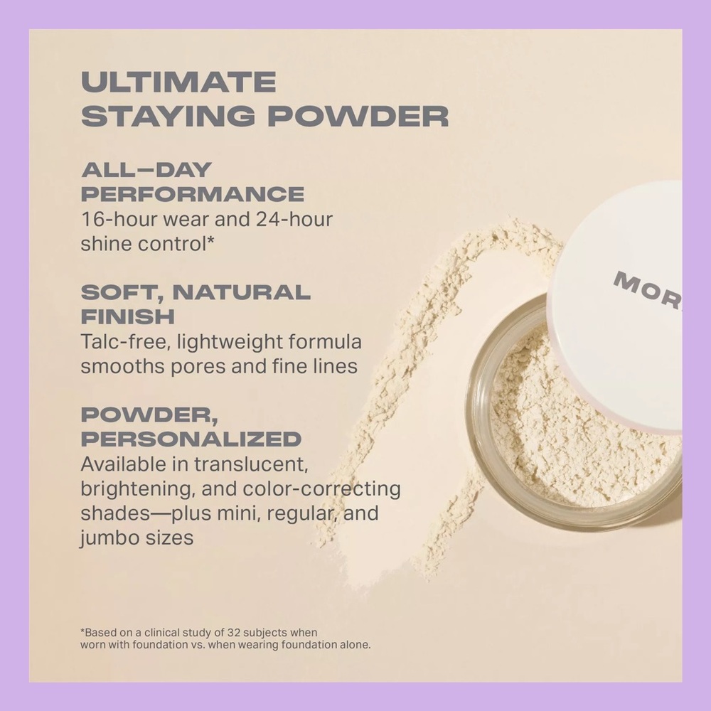 NEW MORPHE Mini Bake & Set Setting Powder - Picture 8 of 15